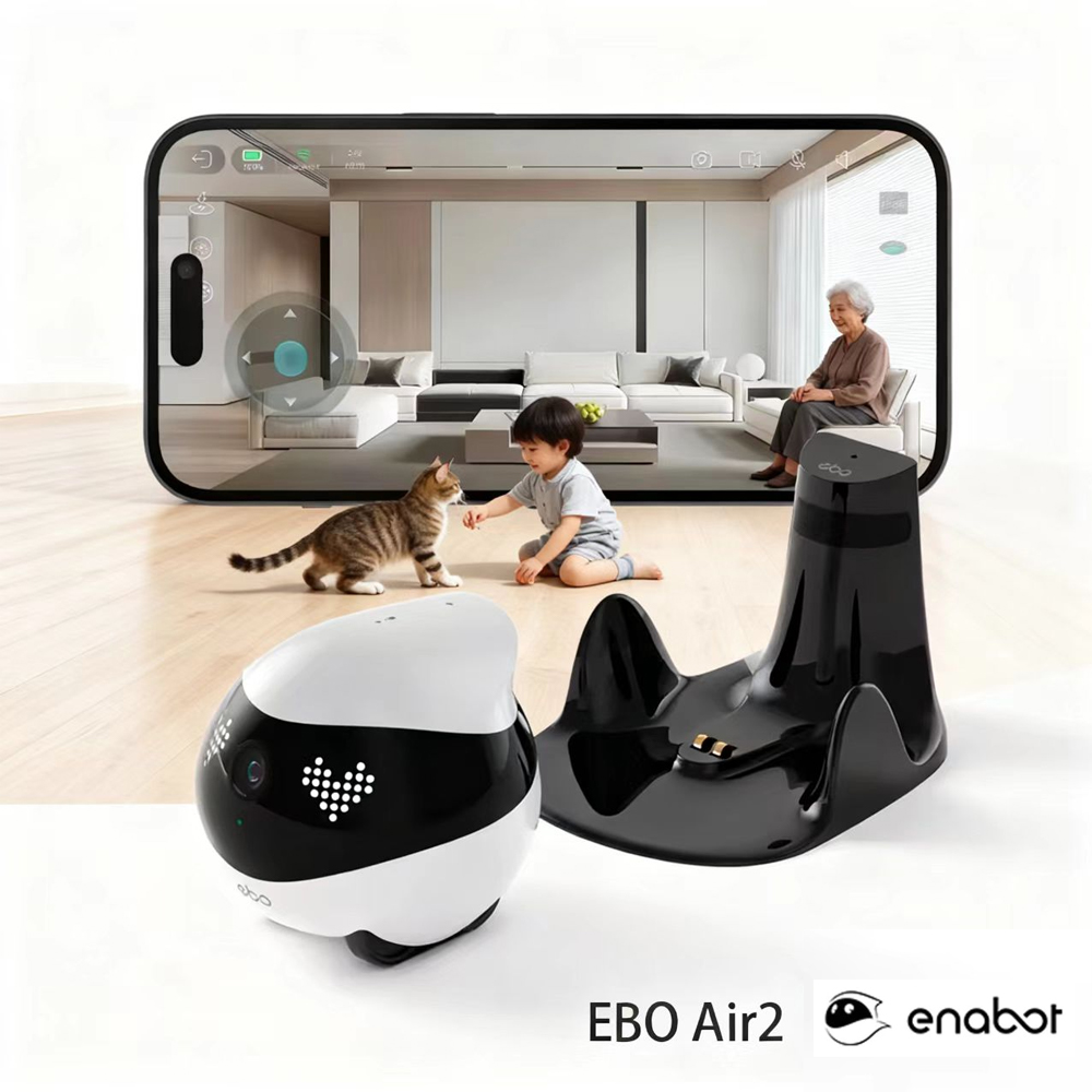 Home Security Robot - エナボット EBO AIR 2 コンパニオンロボット 2K