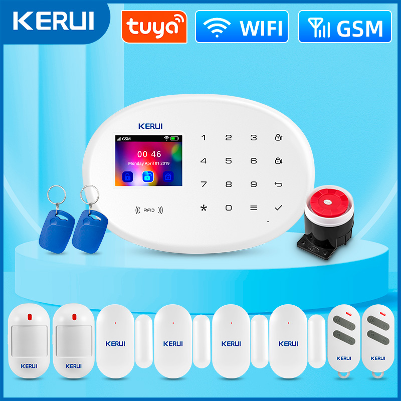 Home Security Front Door Camera - KERUI W202 警報システム WIFI GSM 警報ホームセキュリティ