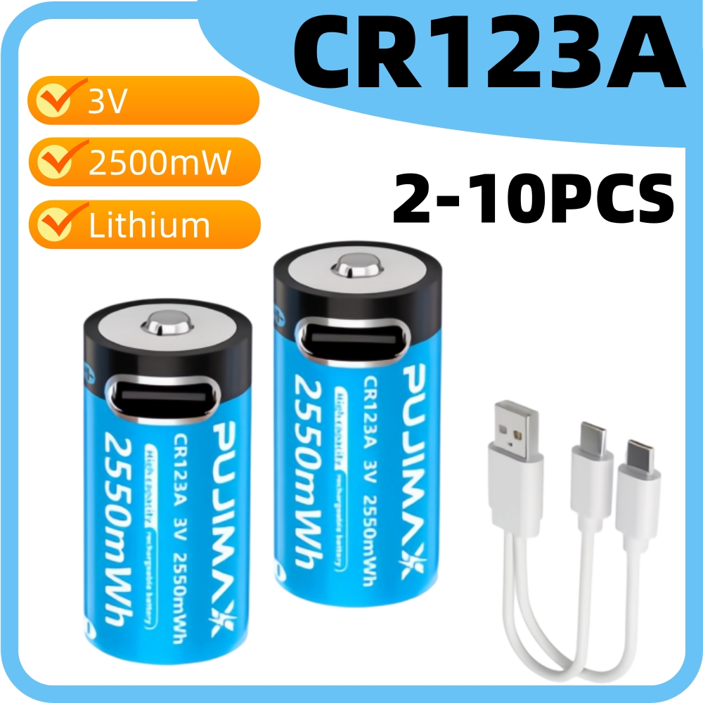 Home Security Battery Replacement - CR123A 3V 2500mWh 充電式リチウム電池、懐中電灯、デジタルカメラ、ホームセキュリティアラーム装置、アウトドア用交換電池