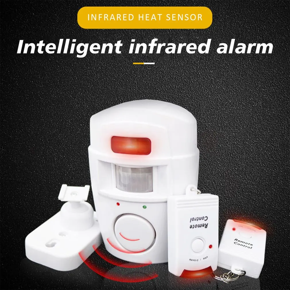 Sim Gsm Alarm - スマートワイヤレスホームセキュリティ PIR アラート赤外線センサーアラームシステム盗難防止モーション検出器アラーム 105DB サイレン