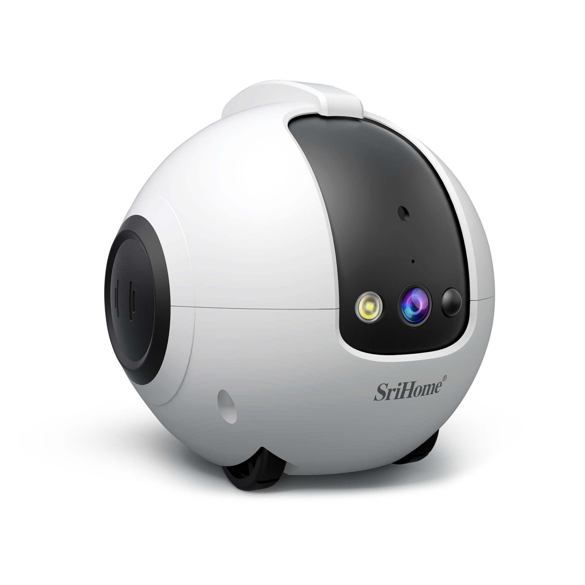 Home Security Robots - 4MP Srihomeアプリ対応モバイルガードロボットフルカラー無線PTZ IPドームカメラAI人型検知ホームセキュリティCCTVベビーモニター