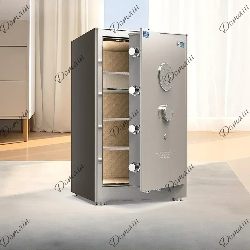 Home Security America - 46X M ホーム用、目立たない指紋認証式金庫。家庭用、北欧風デザイン、セキュリティ強化、隠蔽型。