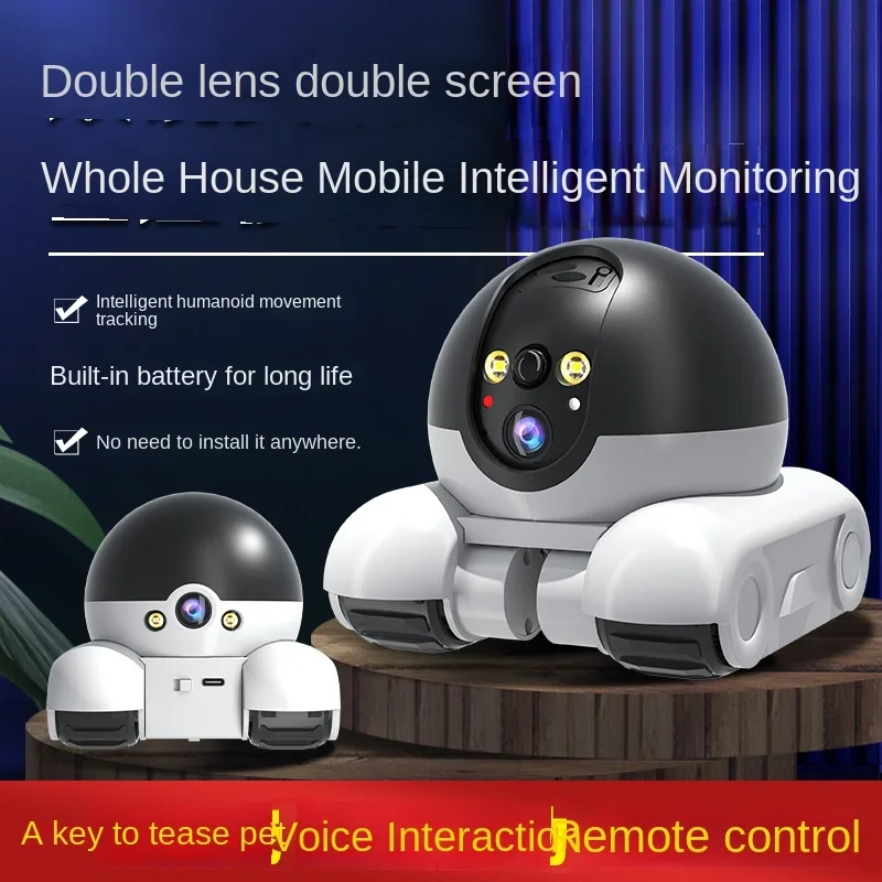 2MP IP カメラ 5G WiFi スマートホーム屋内ワイ - Home Security Robot のレビューと価格