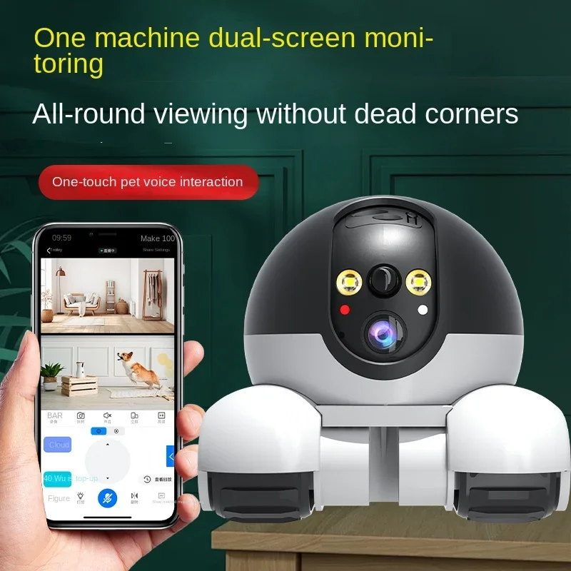 2MP IP カメラ 5G WiFi スマートホーム屋内ワイ - Home Security Robot のレビューと価格
