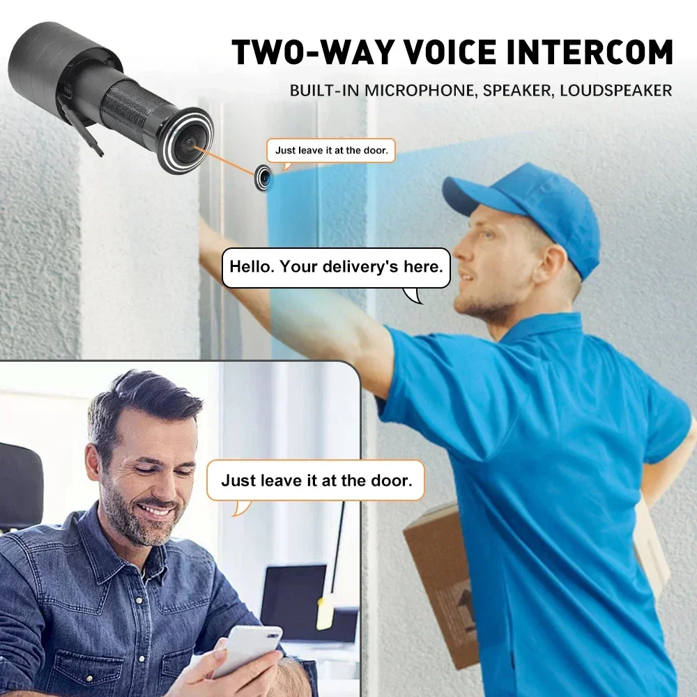 PEGATISAN 2K Wifi Tuya のぞき穴スマー - Home Security Front Door Camera のレビューと価格