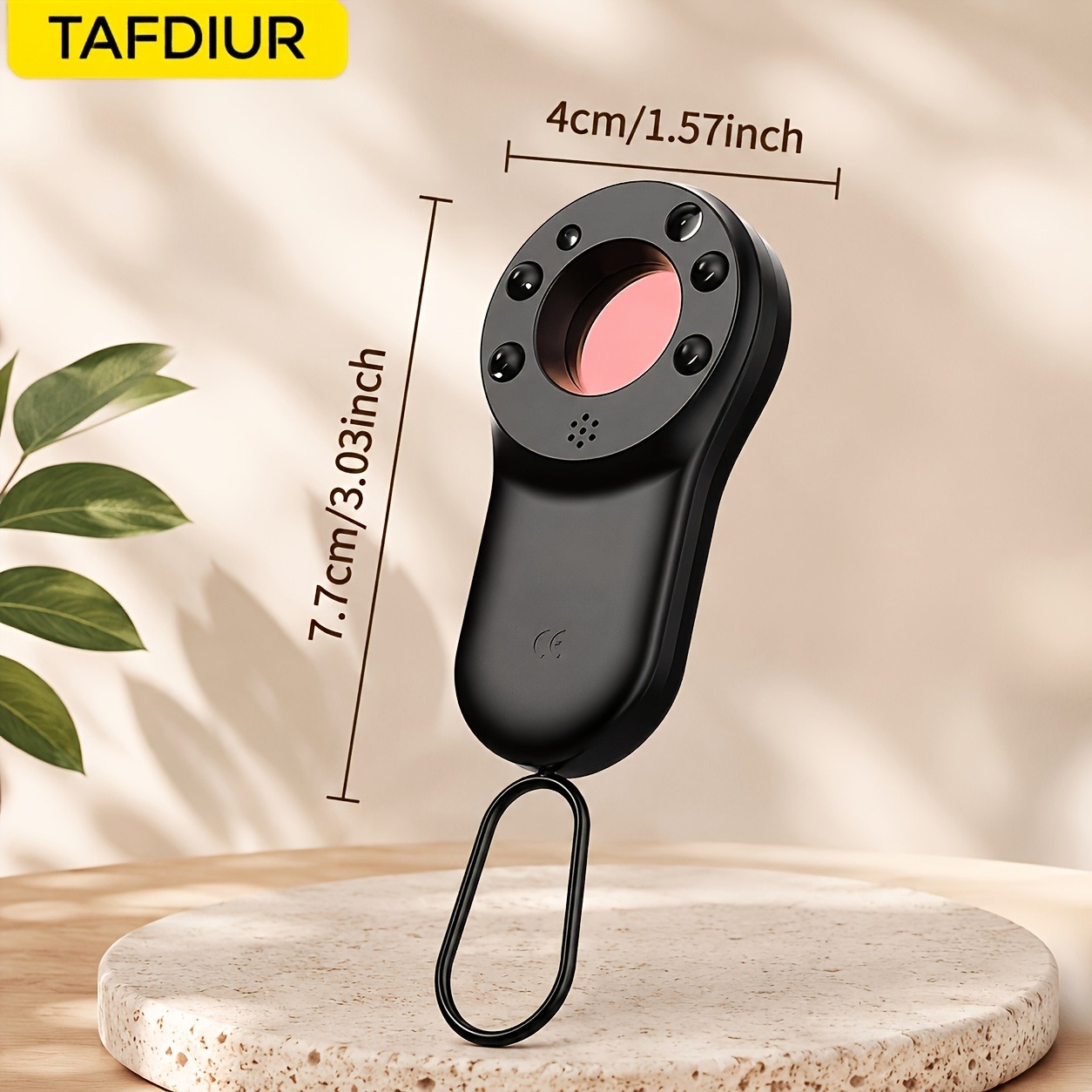 タフディウール製、一体成型ABS素材、黒/白、小型携帯型多機 - Home Security Front Door Camera のレビューと価格