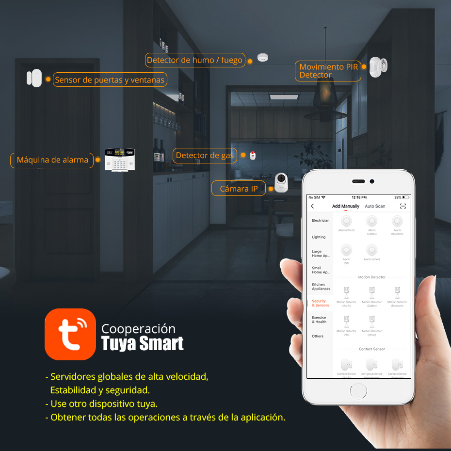 Fuers Tuya スマート警報システムキット WIFI  - Home Security Front Door Camera のレビューと価格