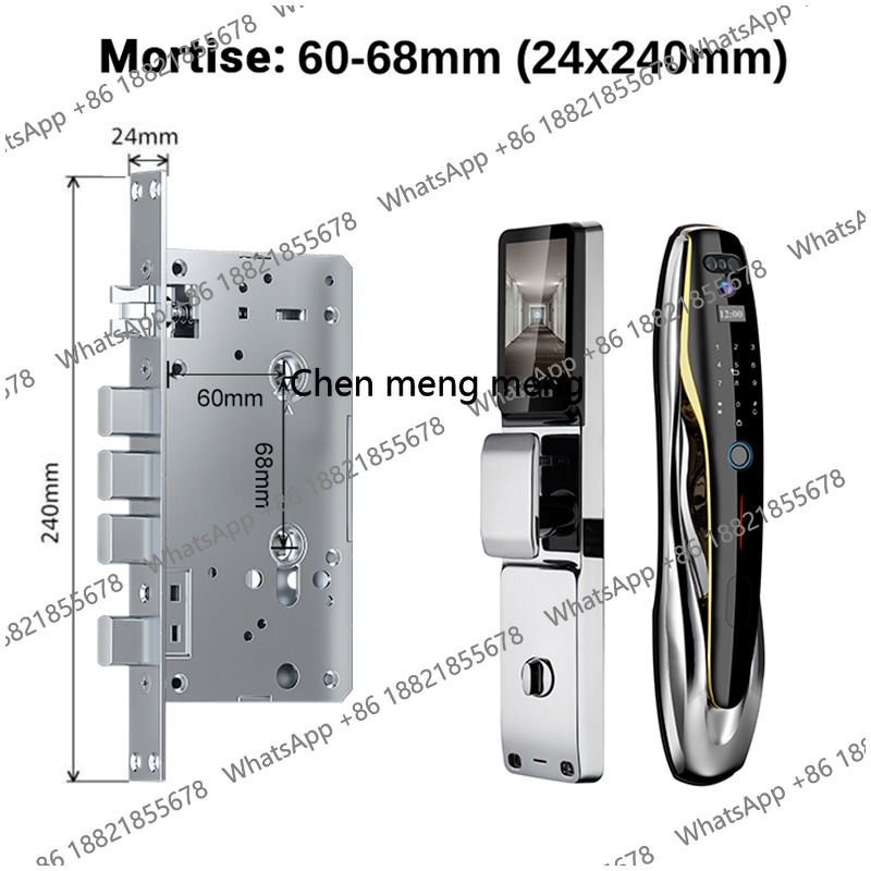 セキュリティ指紋カード解錠顔認証スマートホームカメラ玄関ドア - Home Security Front Door Camera のレビューと価格