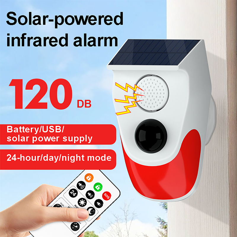 屋外防水ワイヤレス120dBセキュリティサウンドアラーム検出 - Sim Gsm Alarm のレビューと価格