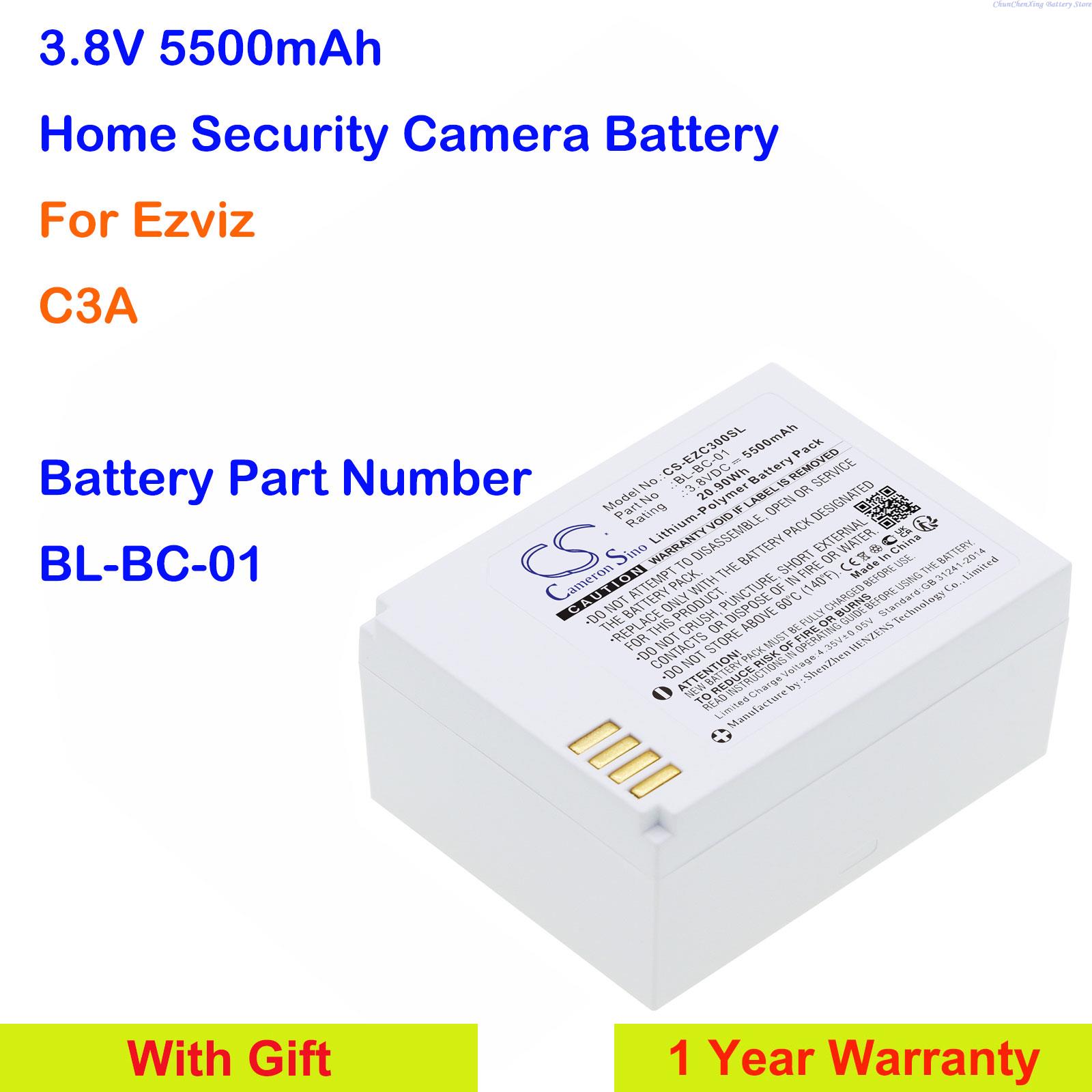 Cameron Sino 3.8V 5500mAh ホームセ - Home Security Battery Replacement のレビューと価格