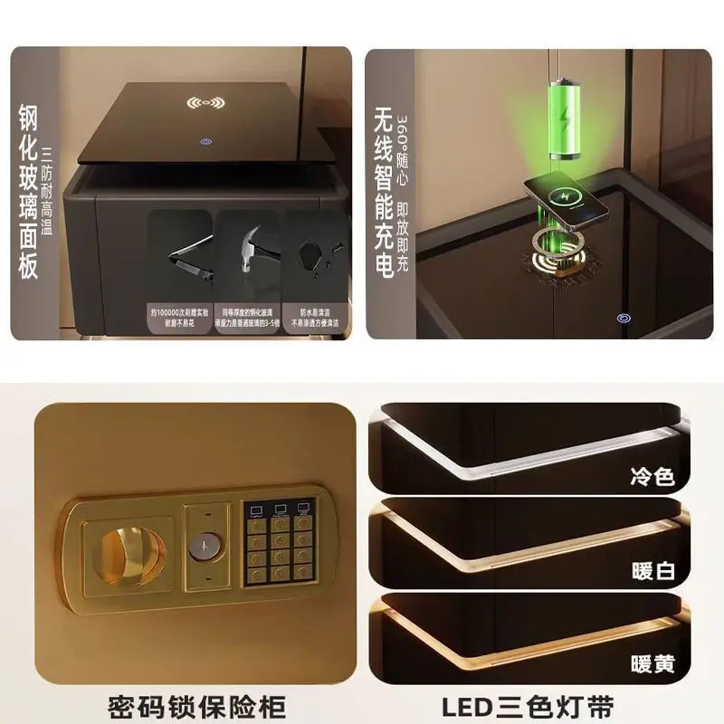 セキュリティ多機能ワイヤレス充電パスワードロック付きベッドサ - Home Security America のレビューと価格