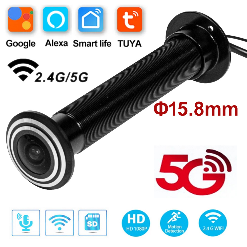 5 グラム 2.4 グラム WIFI 16 ミリメートル T - Home Security Front Door Camera のレビューと価格