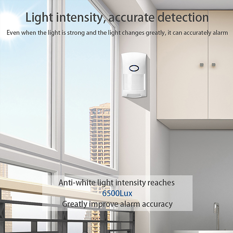 スマート Tuya PIR モーションセンサー WIFI 赤 - Sim Gsm Alarm のレビューと価格