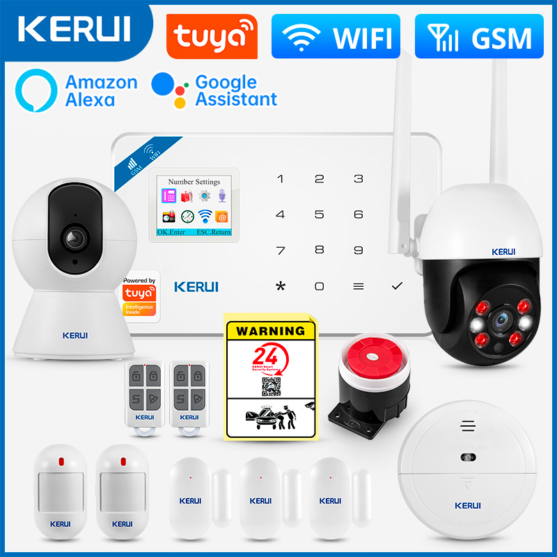 KERUI W181 警報システム Secutrity ホー - Home Security Front Door Camera のレビューと価格