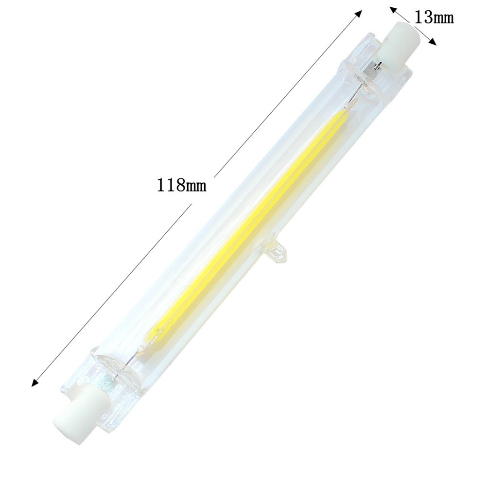 R7s 7W LED電球、両端タイプ、118mm、昼白色、家 - Home Security Battery Replacement のレビューと価格