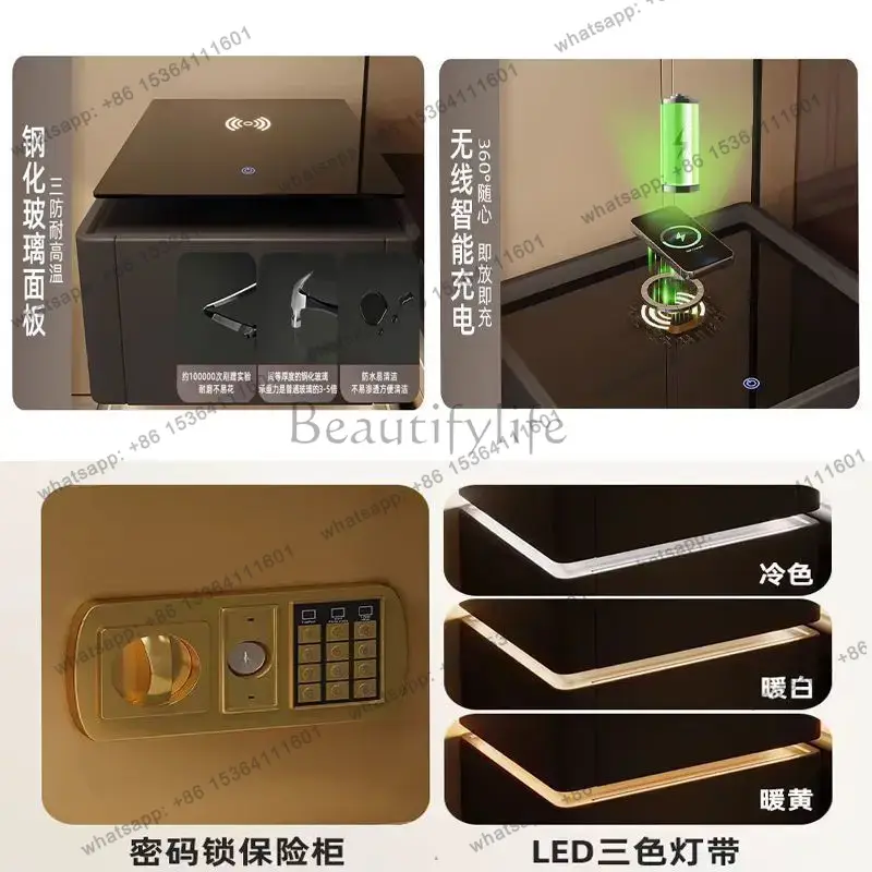 LJYセキュリティ多機能ワイヤレス充電パスワードロック付きベ - Home Security America のレビューと価格